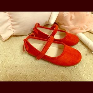 GIRLS RED MARY JANE SHOES SZ 8 ZULA